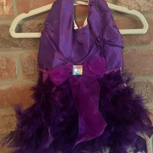 Beautiful, handmade dog dress, fits 5-7 lb dog